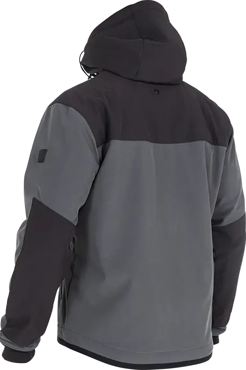 JACKET HOOD XTM V3 RIP STOP SOFTSHELL GRAY/BLACK SM