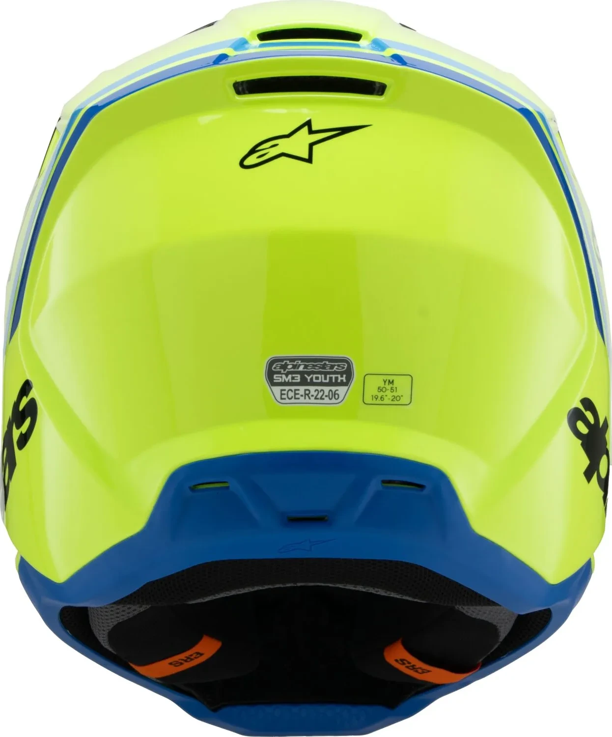HELMET YTH SM3 RADIUM YL/BK/B YS