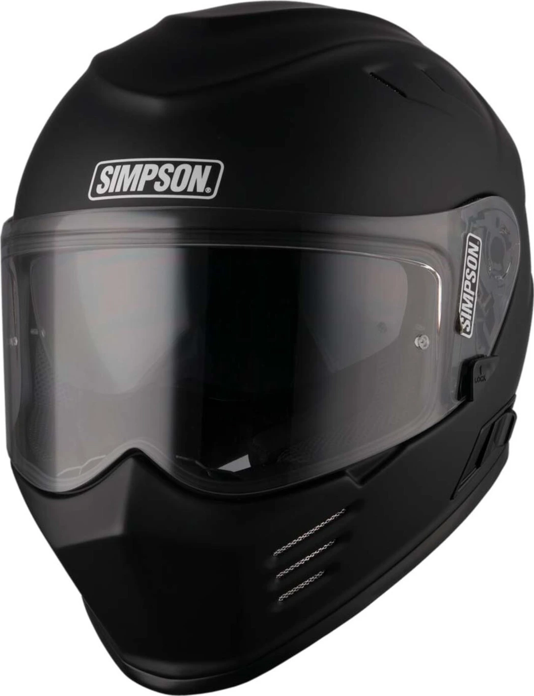 Simpson Venom helmet, Black, S, matt