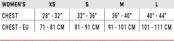VEST WMN HYDRO PK/BK XS
