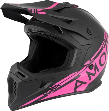 AMOQ Meteor V2 Helmet Black/Pink, XS