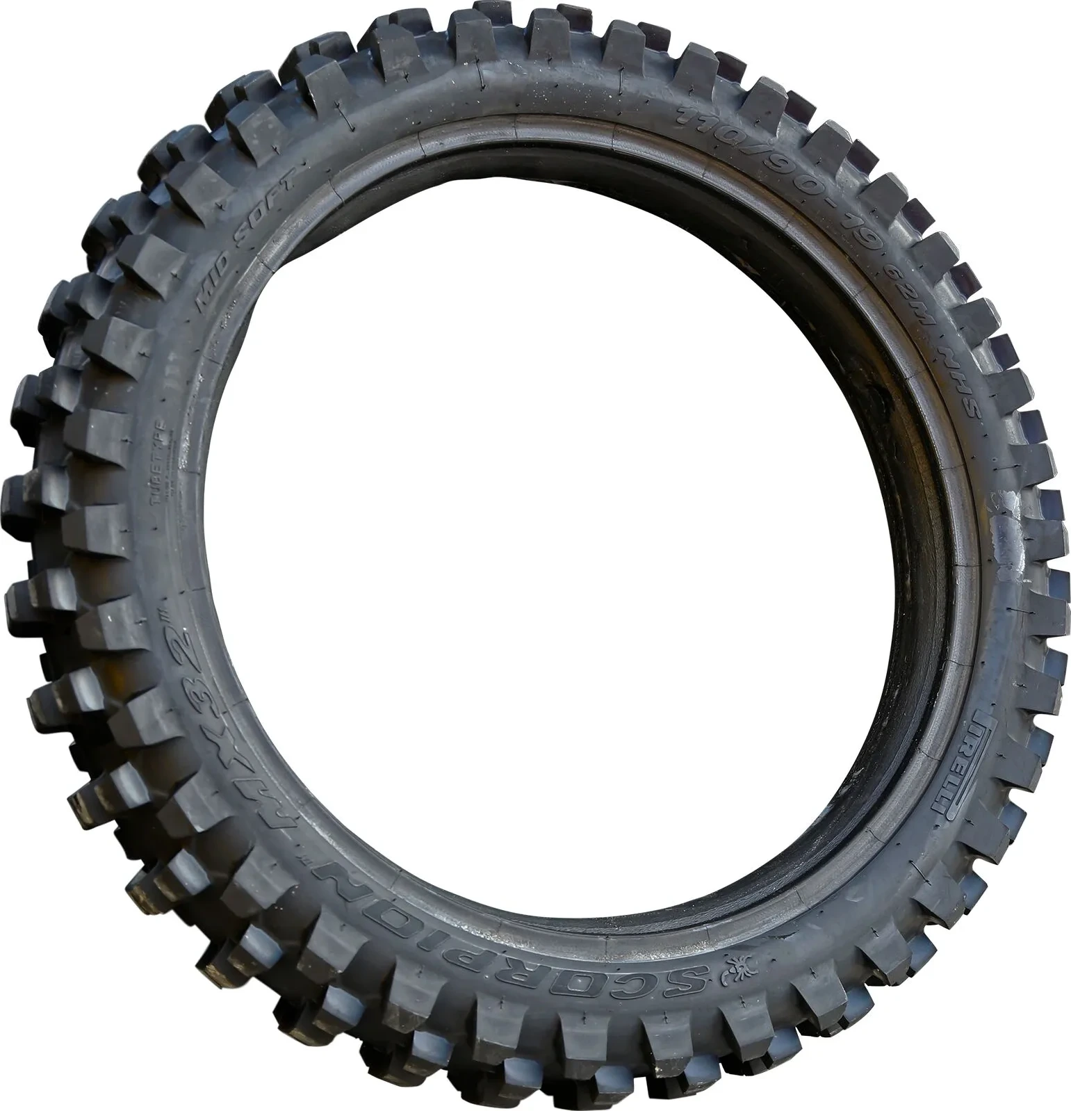 SCORPION MX32 MIDHARD 100/90 - 19 NHS 57M TT R