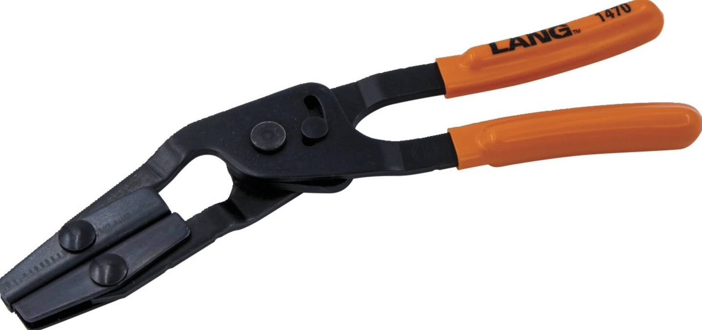 Lang Tools, kampinės žarnos užspaudimo replės. Vidutinės, 0 mm