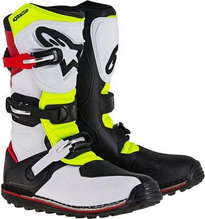 Alpinestars Boot Tech T White/Red/Fl Yellow/Black, 42 (8)