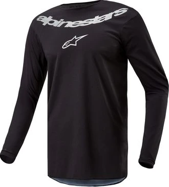 Alpinestars Jersey Fluid Graphite Black Silver, S