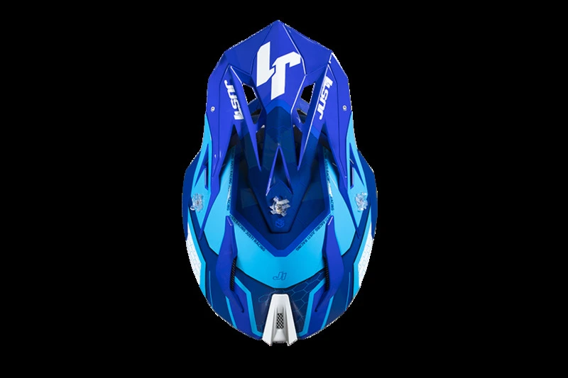 Just1 Helmet J-18 F Hexa White/Blue, S