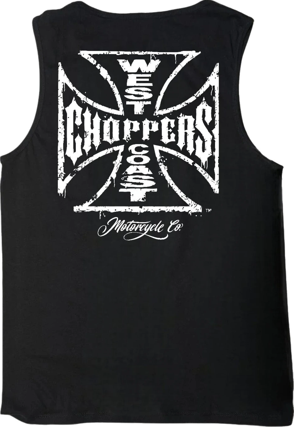 WCC Worn Cross tanktop, Black, S