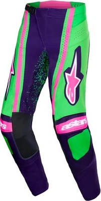 Alpinestars Pants Techstar Nomur Purple/Green/Fluo Pink, 30