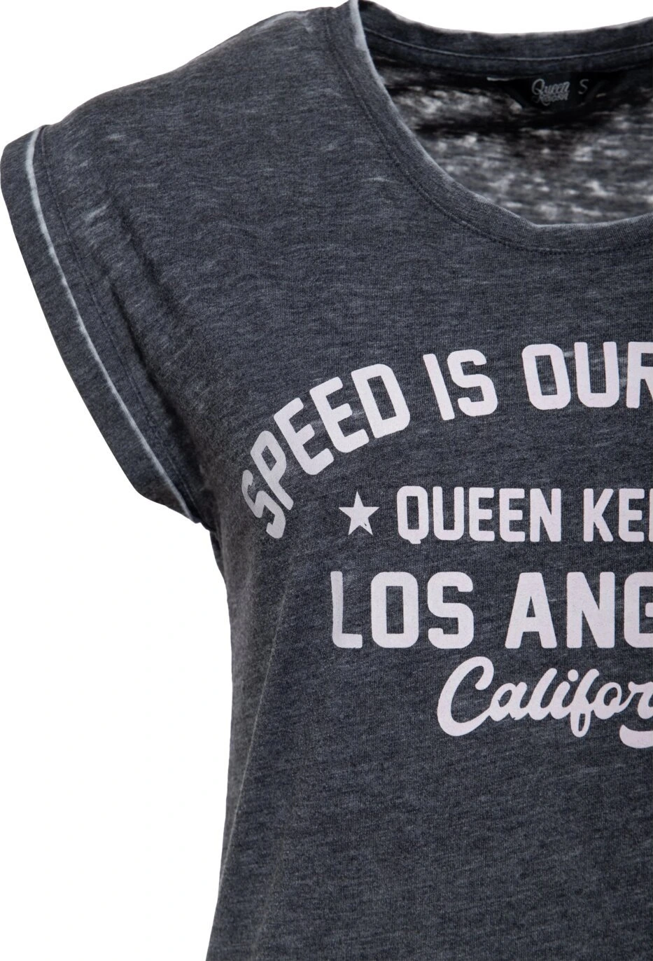 Queen Kerosin Speed Is Our Passion t-shirt, anthracite Gray, L