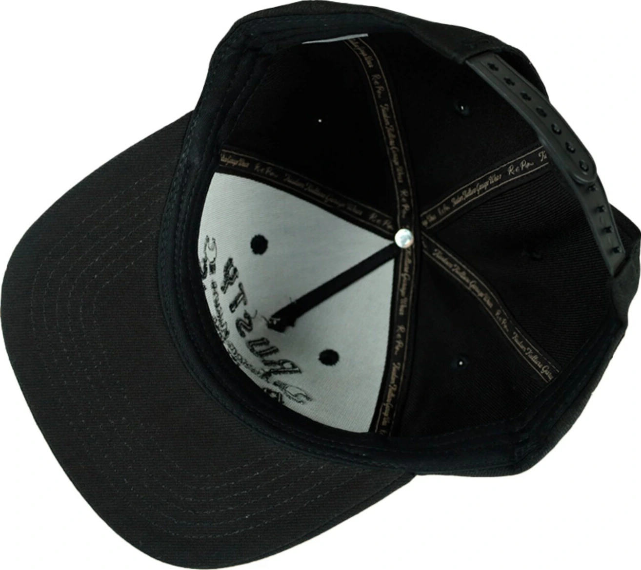 Rusty Pistons Baxter cap, Black, white