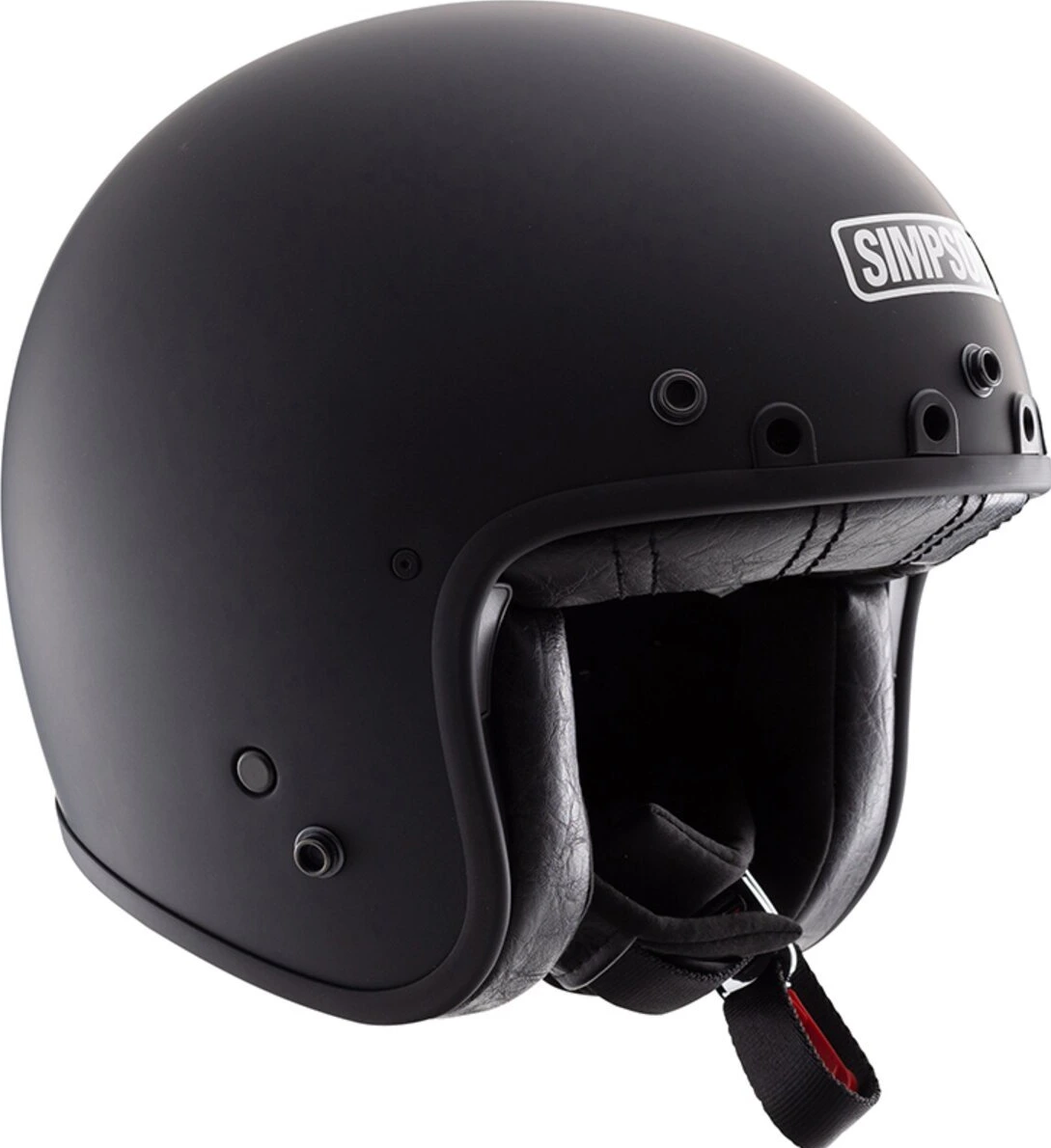 Simpson Chopper helmet, Black, S, Matte