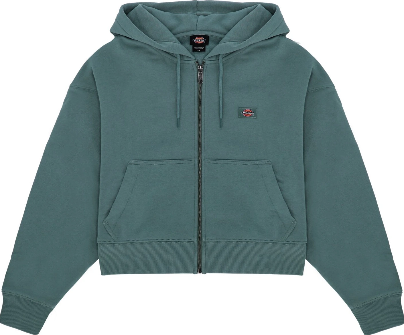 Dickies Oakport female zip hoodie, stormy sea Blue, M