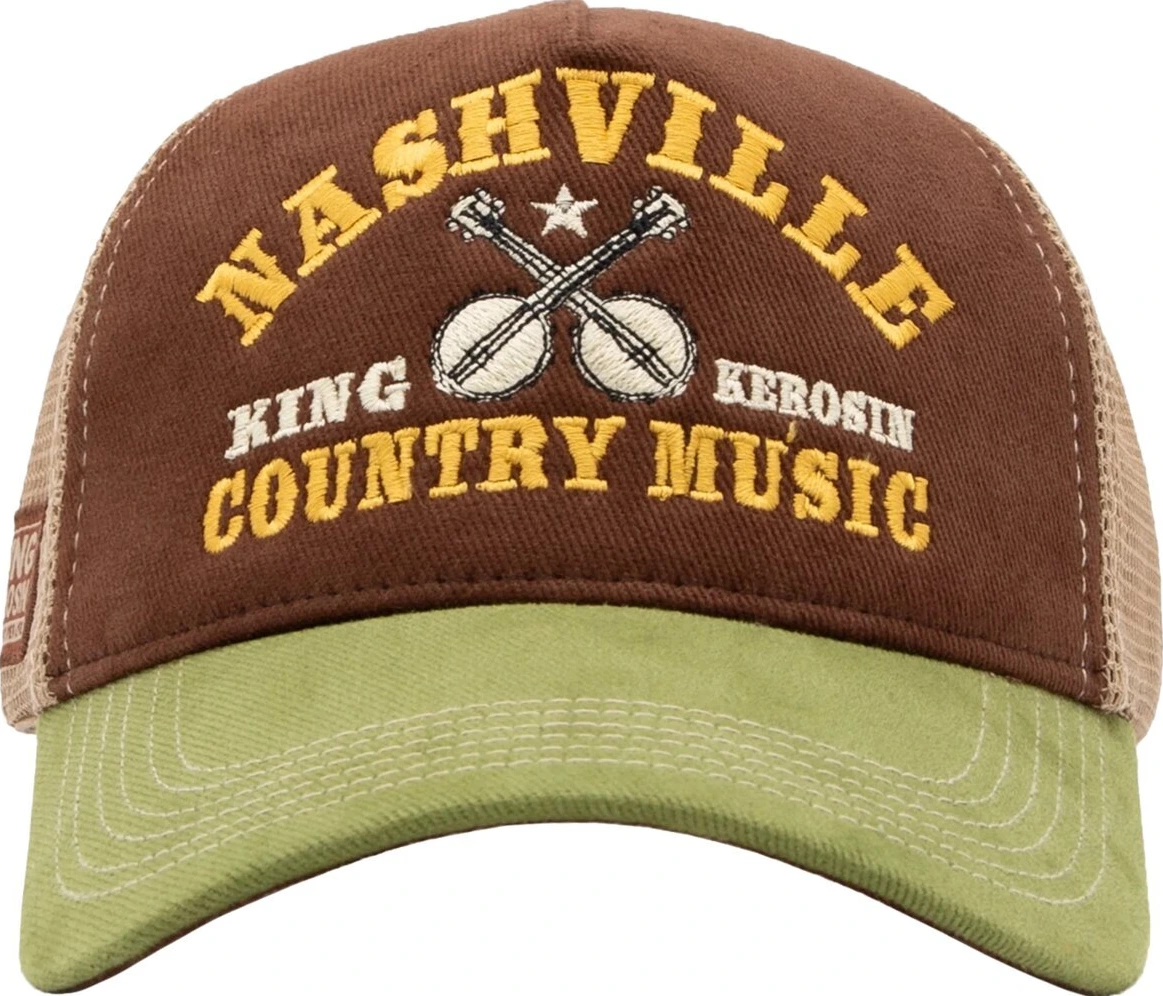 King Kerosin Nashville cap, black, Brown
