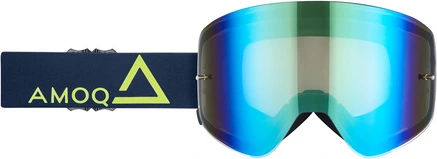 AMOQ MX очки Vision Magnetic Темно-синий-Золотой - Золотое зеркало