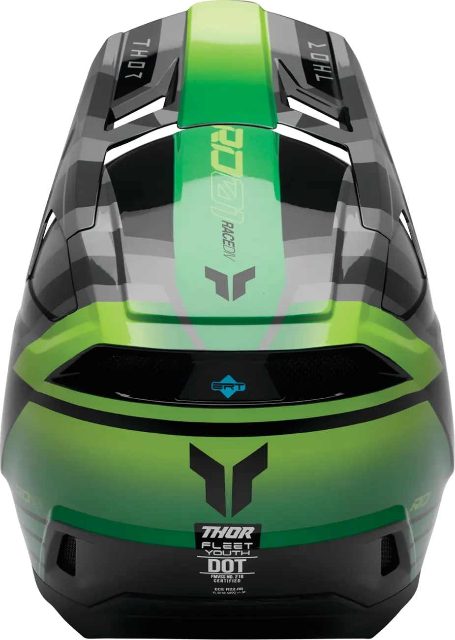 HELMET FLEET YTH CAMBER BK/GN S