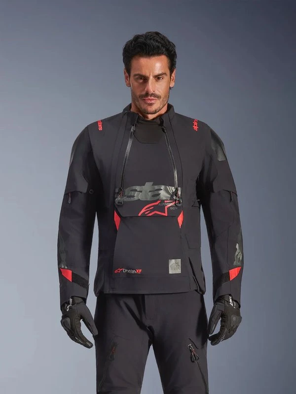 Alpinestars Jacket Harok Pro Drystar XF Laminated Black/Red, M
