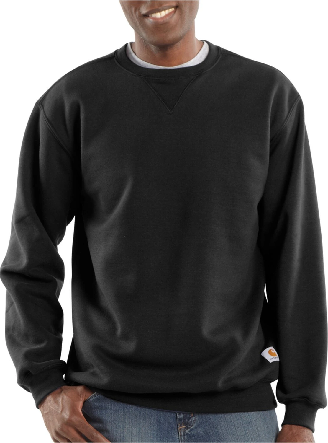 Carhartt Basic sweatshirt, Black, M