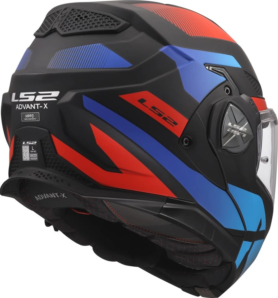 LS2 FF901 ADVANT X NOVA Helmet - Black Red Blue, 3XL