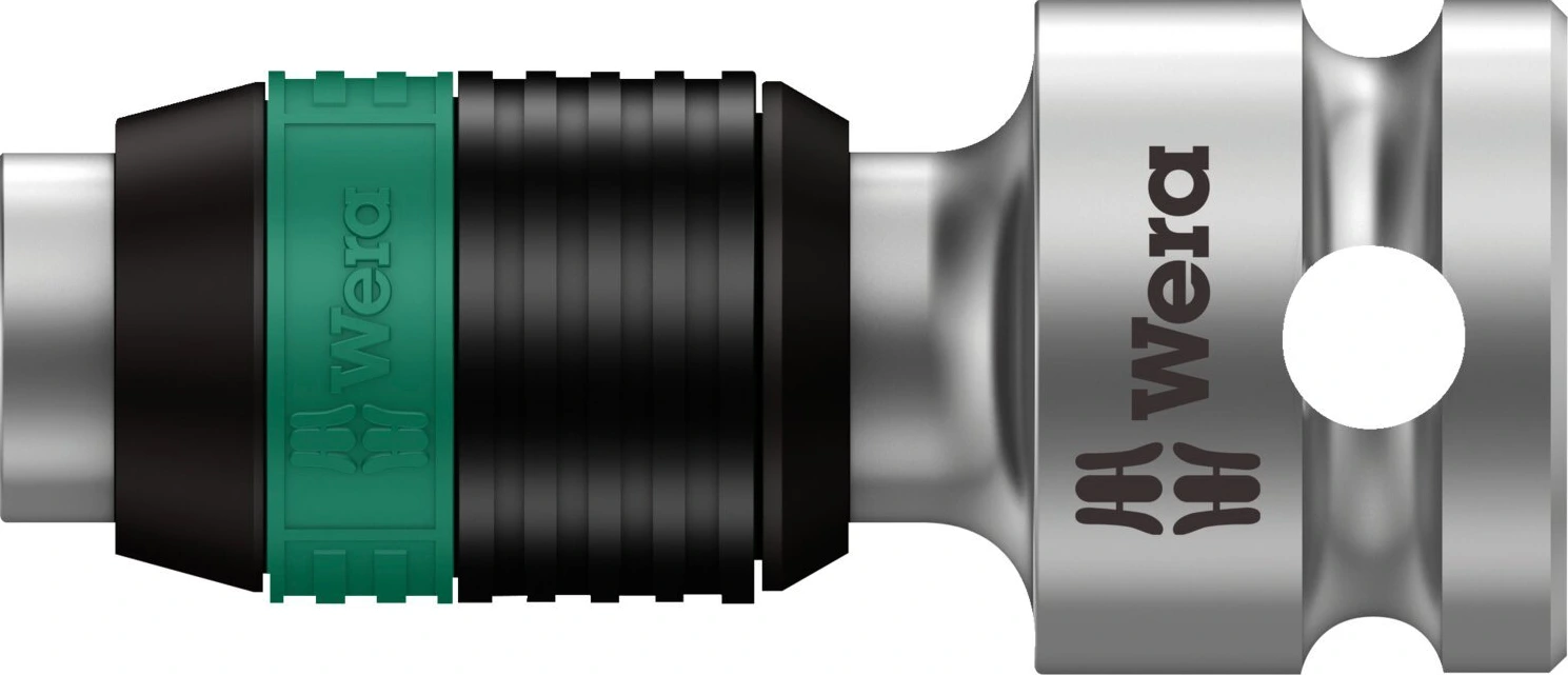 Wera, Zyklop 3/8" bit adapter socket, 44 mm, Brushed