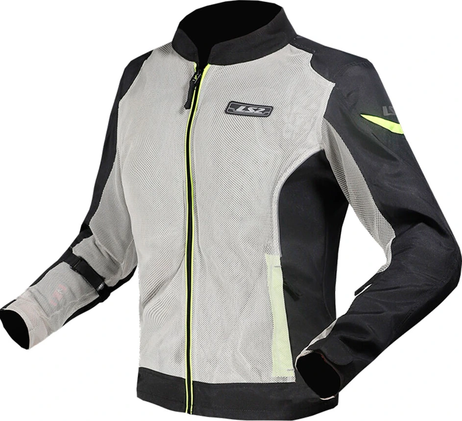 LS2 Airy Evo Lady Jacket - 2XL, Black Grey Yellow