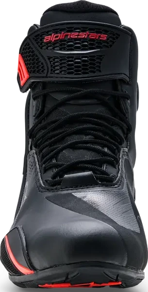 SHOES FASTER-4 DS BLACK/RIO RED/FLUO 7