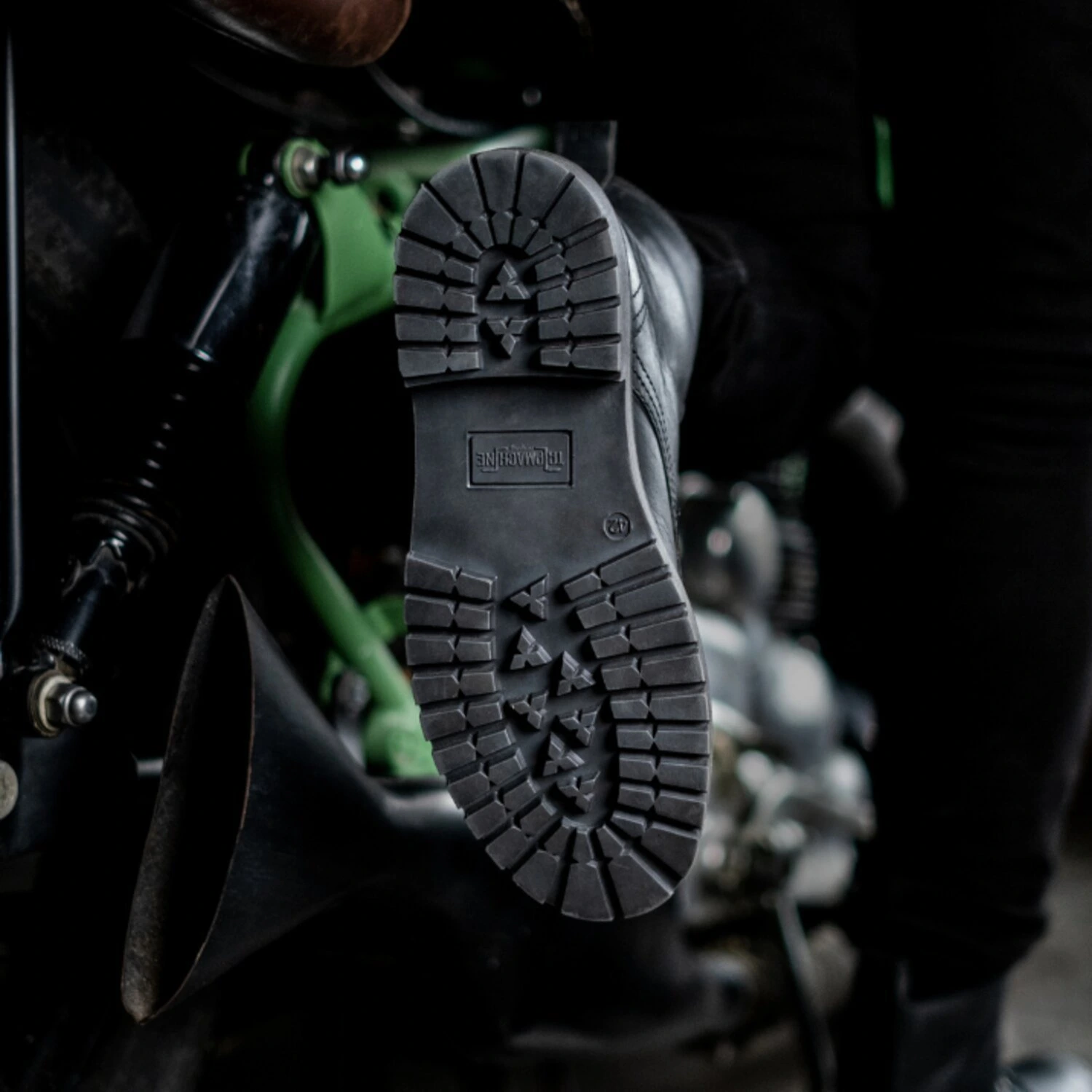 Trip Machine Derby boots, dark shadow, 45