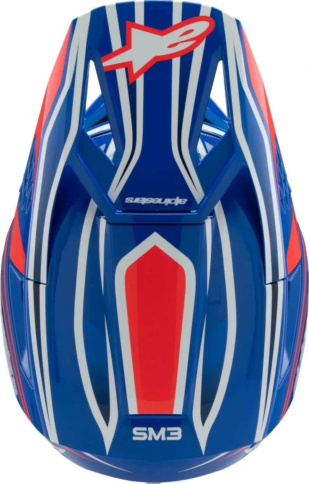 HELMET YTH SM3 WURX BLUE/RED/WT/BK YS
