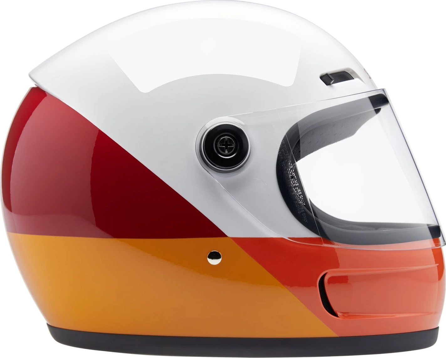 Biltwell Gringo SV helmet Intersection Warm, White, XS, Graphic