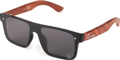 AMOQ Burst Sunglasses PLRZD Wood-Smoke