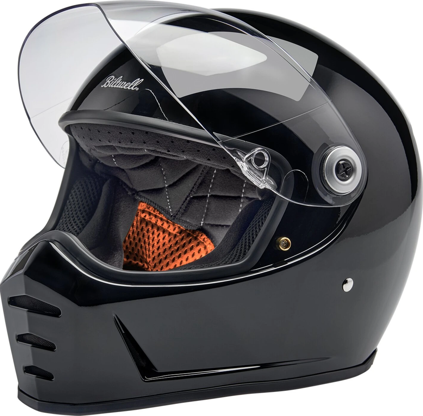 Biltwell Lane Splitter helmet, Black, 2XL, Gloss