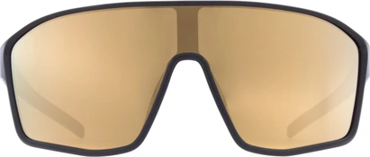 Spect Red Bull Daft Sunglasses Shiny Black w Smoke Gold Mirror lens