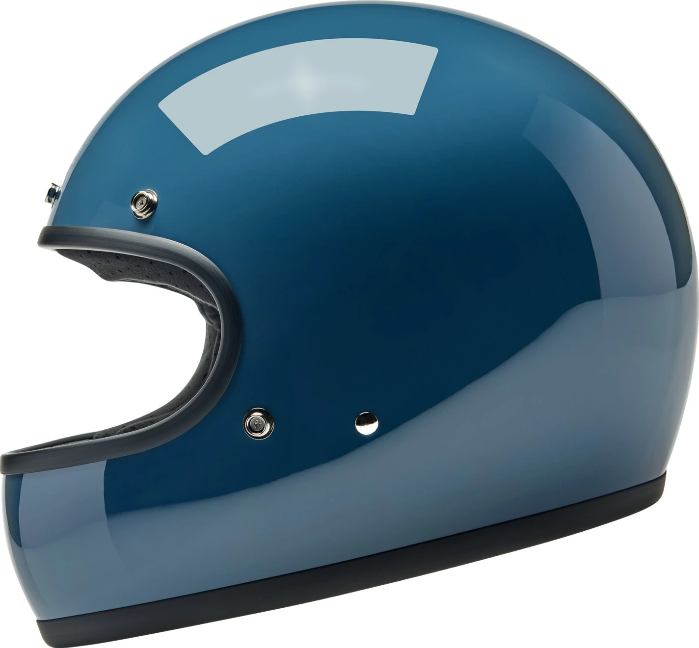 Biltwell Gringo helmet, greystone Blue, S, Metallic