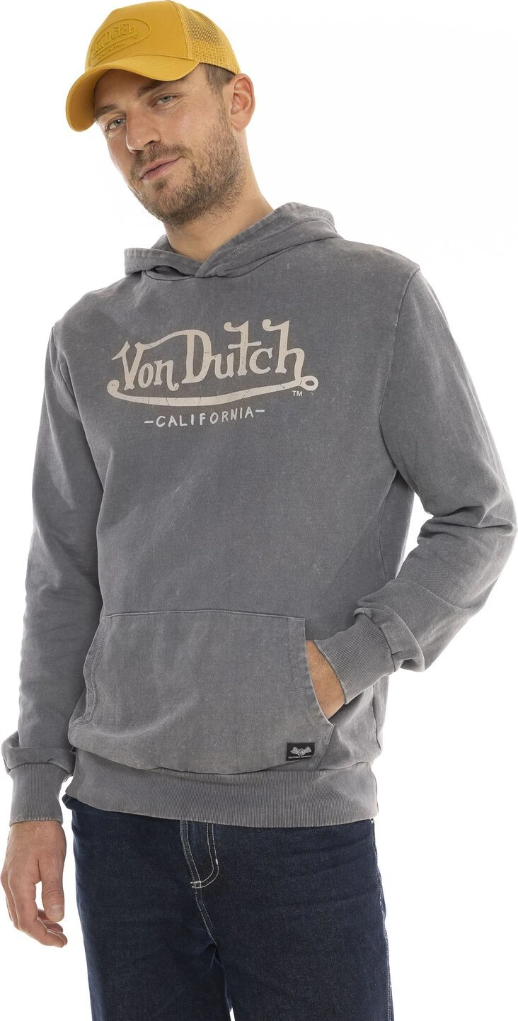 Von Dutch Youth hoodie, anthracite Gray, S