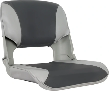 OS SKIPPER SEAT FOLDING UPHOLSTERED GREY/CHARCOAL