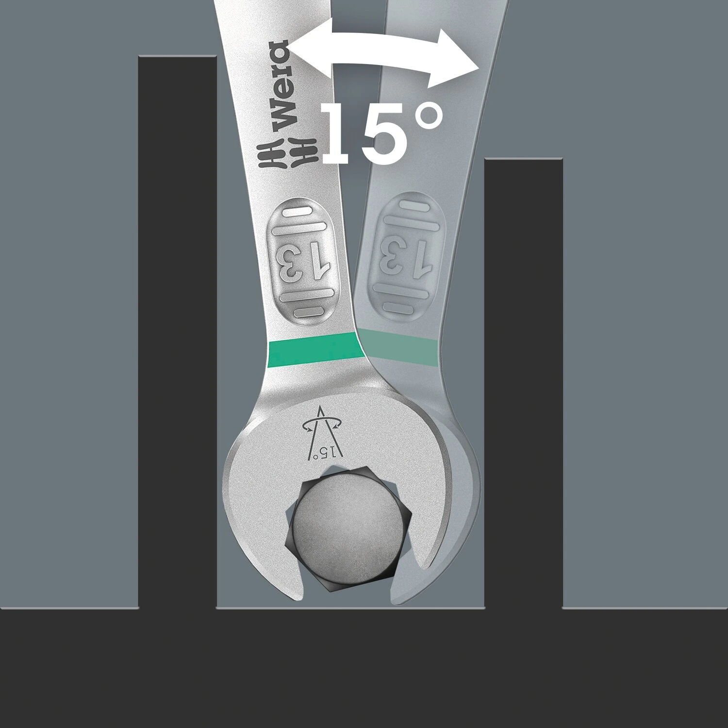 Wera wrenches open/box end 18mm Joker 6003 series metric