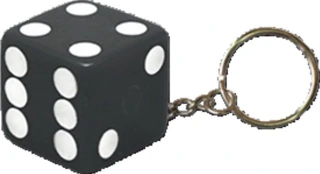 Triktopz Dice key chain