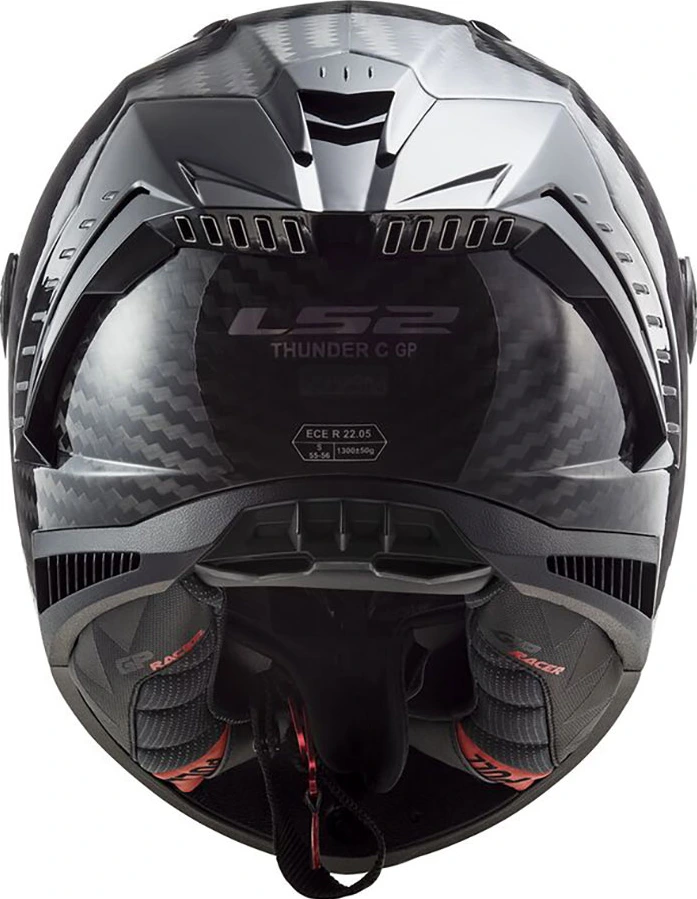LS2 FF805 THUNDER CARBON Solid helmet - 2XL, Gloss