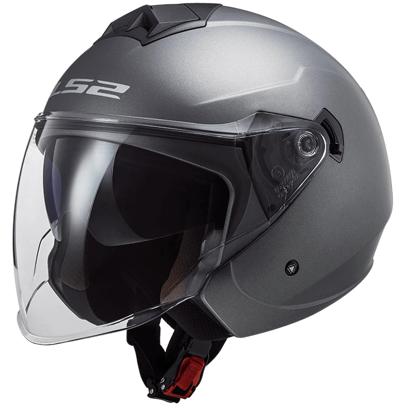 LS2 OF573 TWISTER II SINGLE MONO helmet - Matt Titanium, L