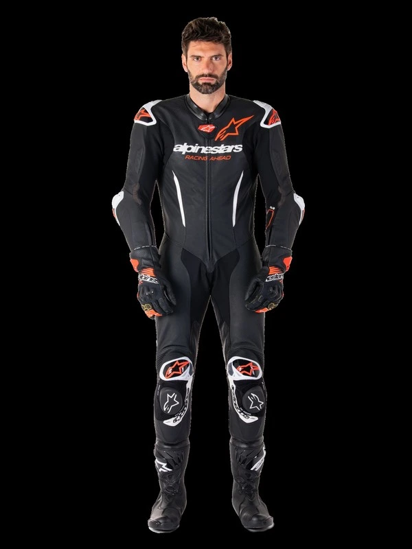 Alpinestars Leather suite 1-pcs GP-R7 Black/White/Red, 48