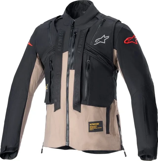 JACKET TECHDURA BLK/BR M