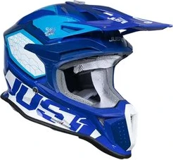 Just1 Helmet J-18 F Hexa White/Blue, S
