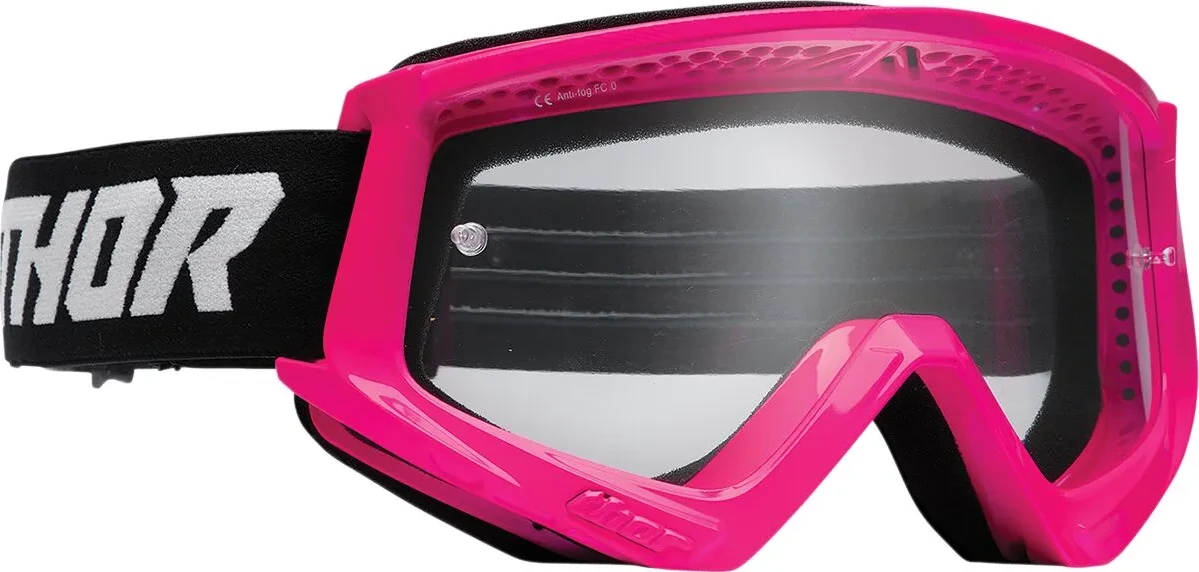 GOGGL CMBT RACR FL PK/BLK