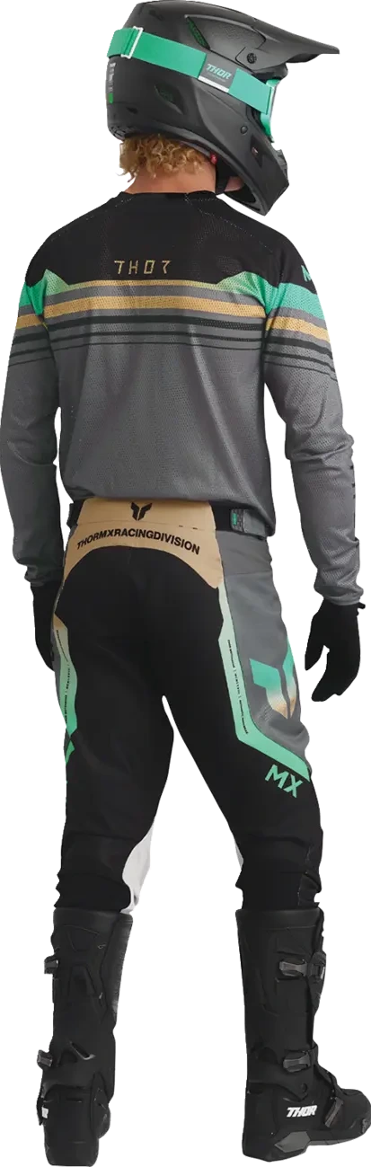 JERSEY LAUNCHMODE-VENT RAPTOR BLK/CH L