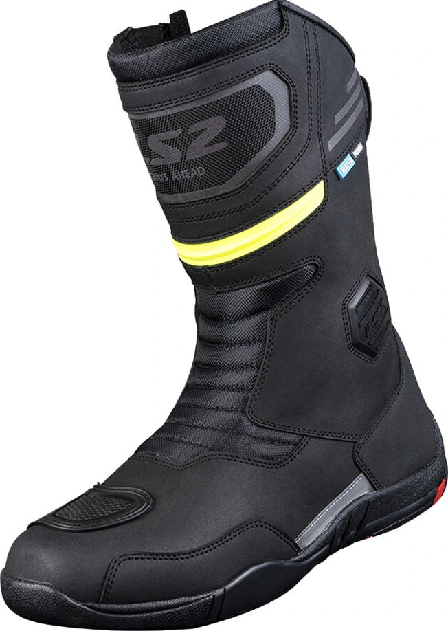 LS2 GOBY Man Waterproof Boots - Black H-V Yellow, 39