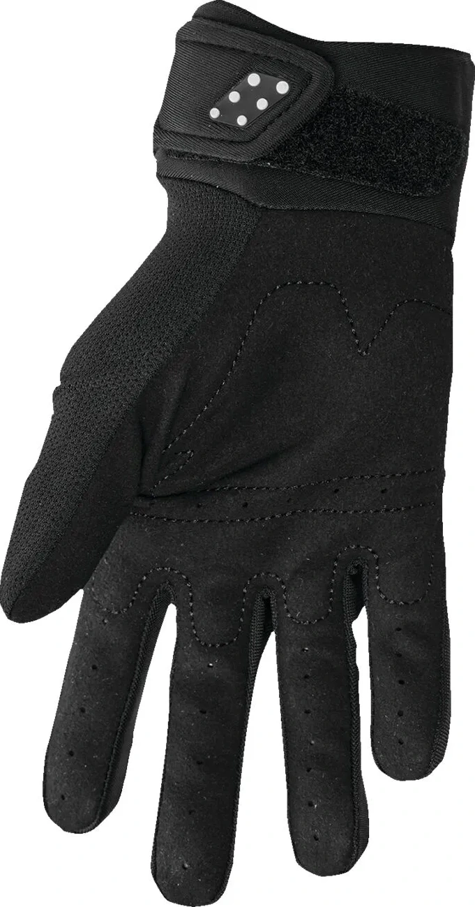 GLOVE WMN SPECT BK/WH SM