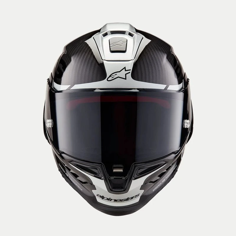 Alpinestars Helmet Supertech R10 Element Black/Carb/Silver, XS