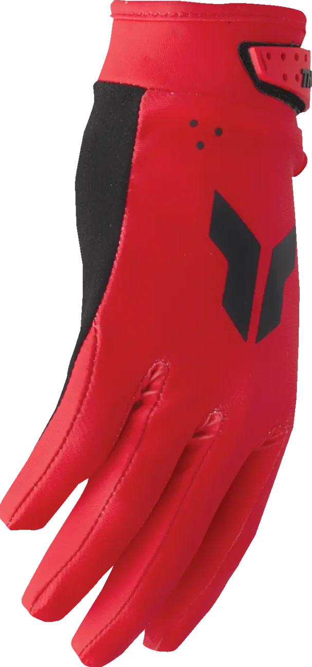 GLOVES YTH LAUNCHMODE SPLIT RED 2XS