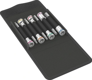Wera extended 3/8" Hex socket bits - US sizes