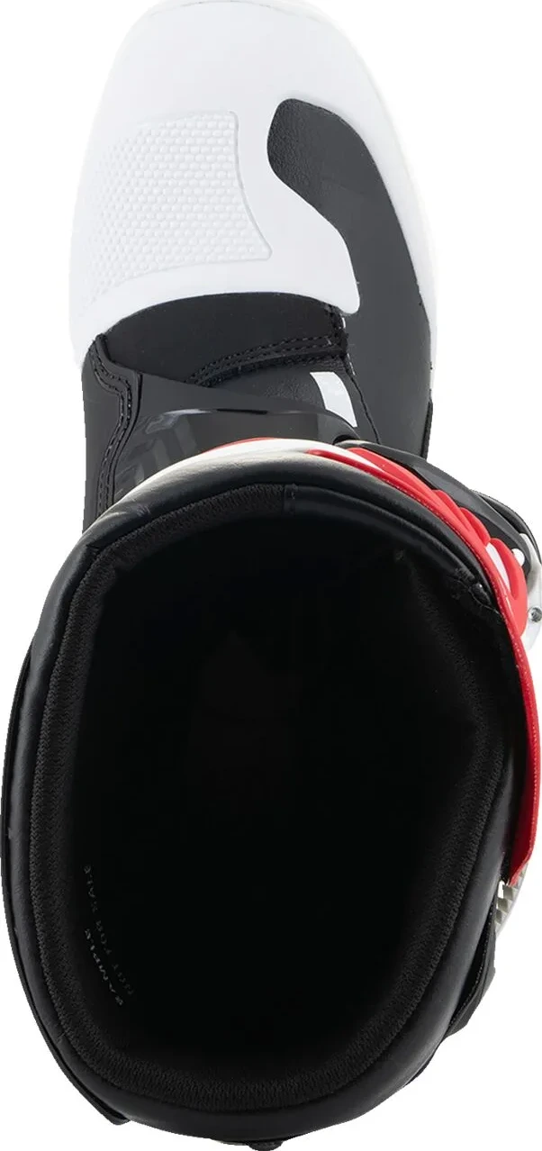 BOOT TECH3S YTH WT/BK/R 2