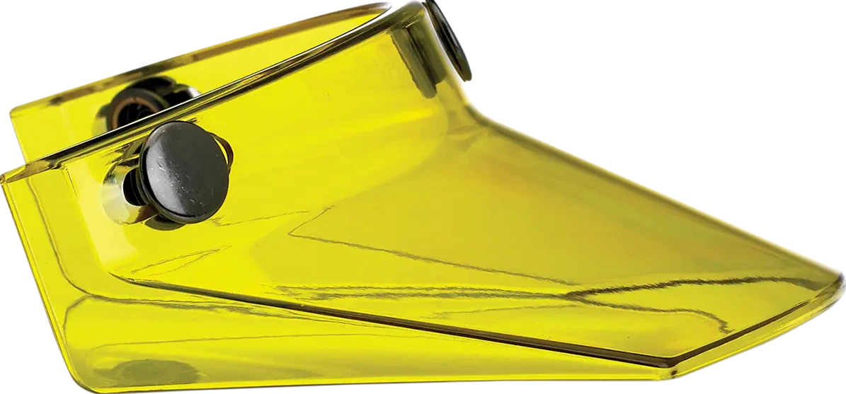 VISOR MOTO 3SNAP YLW